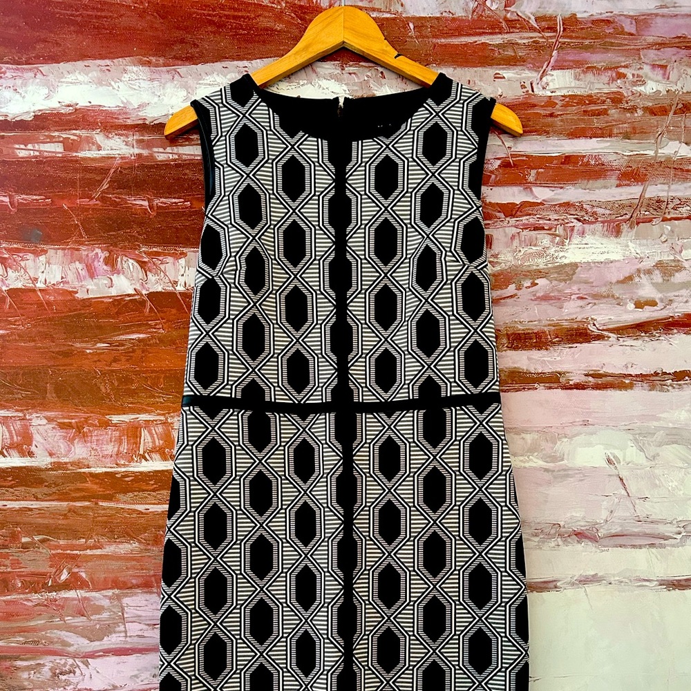 Black, gray and white women’s dress - Picture 1 of 2